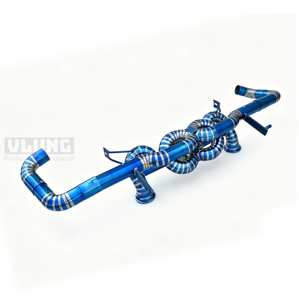 

Titanium Exhaust Cat Back for Audi R8 4.2L 5.2L 2006-2015 Lightweight High Performance