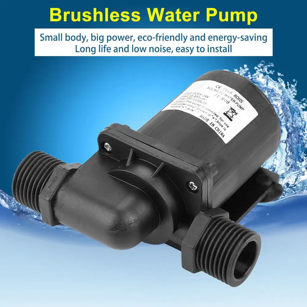 

Mini High Hydraulic Head DC Brushless Boost Water Pump 24V -40℃-100℃