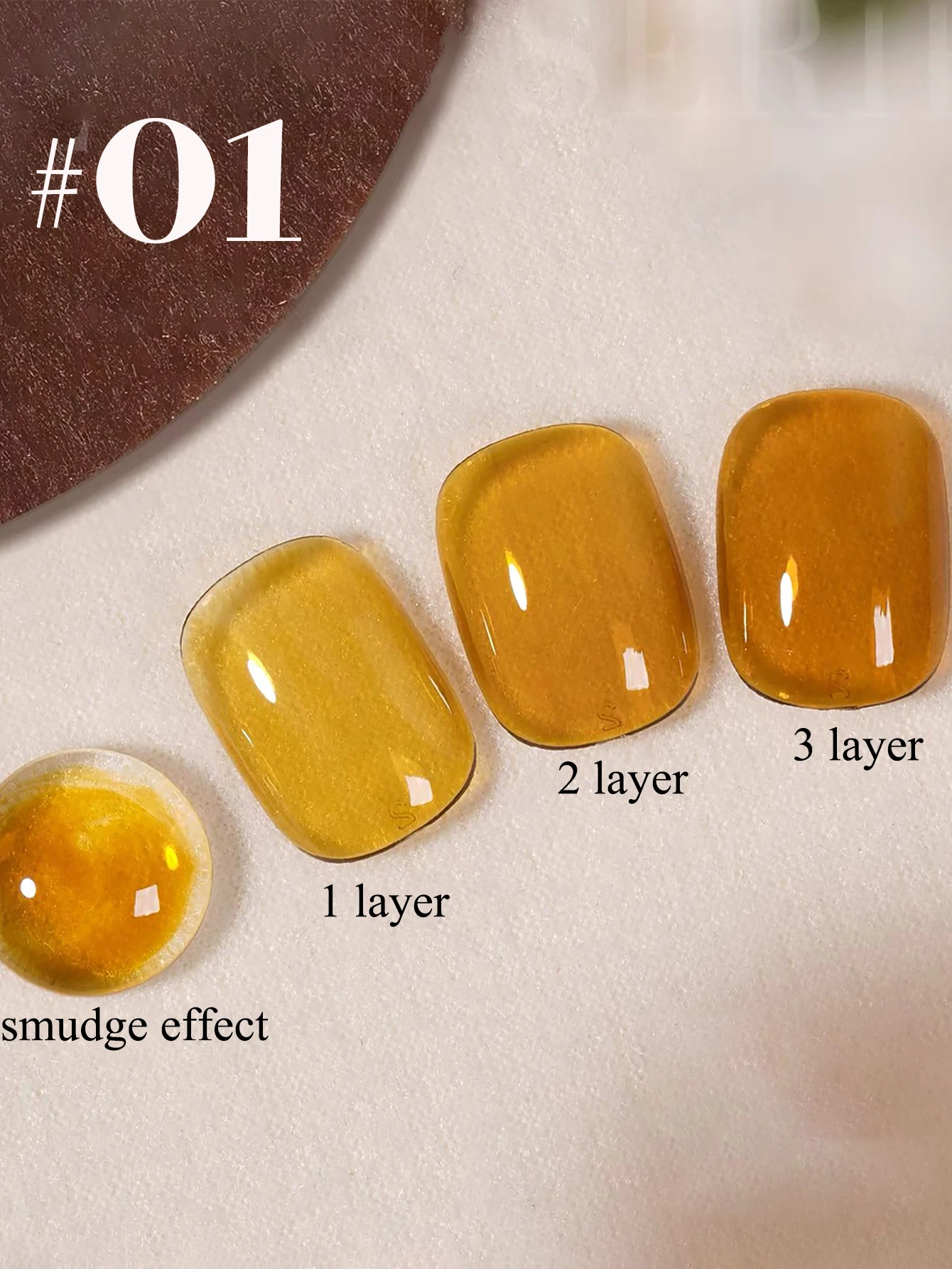 MIANEL 12ML 1-4PCS Inverno I Più Venduti Maillard Conchiglia di Tartaruga Ambra Gel Smalto per unghie Ice-clear Colore Ambra Smalto per unghie Inverno