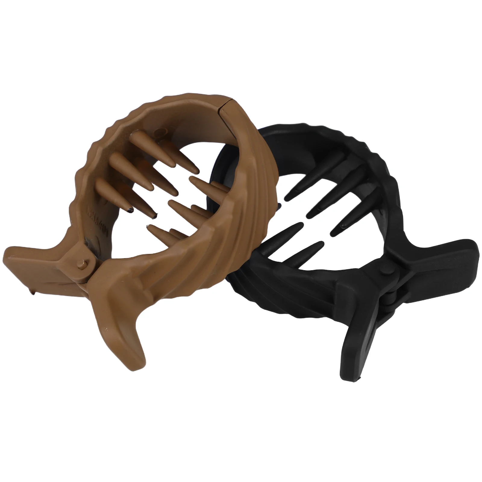 

2 pcs High Ponytail Claw Bun Clips French Accessories For Thick Thin Styling Lightweight Secure Hold Hair Claw Clips For Women