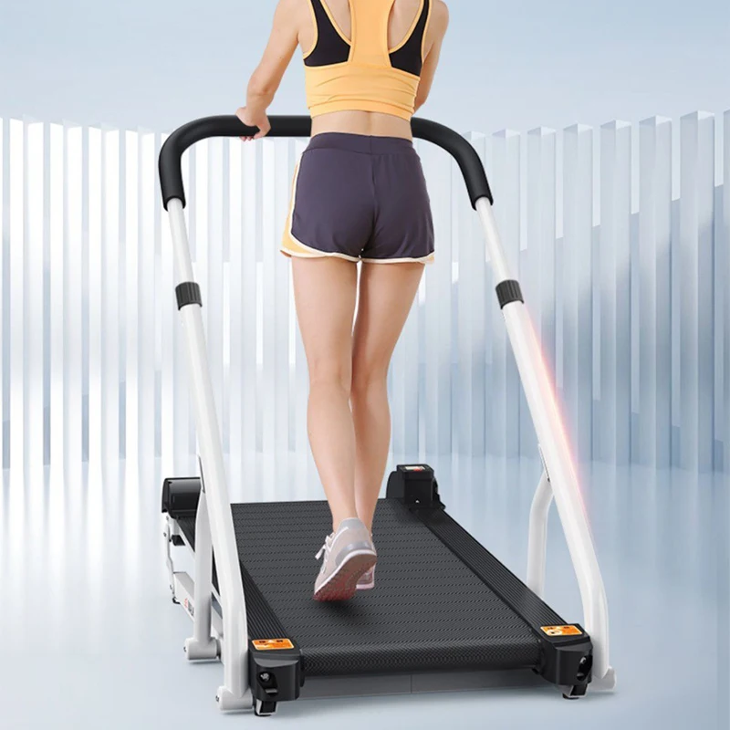 Folding Ultra-quiet Slimming Walking Machine, Mechanical Treadmill, Household Indoor Small Treadmill, No Need to Plug in