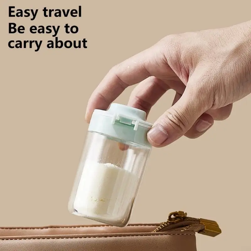 

M89C Compact Baby Milk Powder Container Leak Proof Storage Double Lid Milk Powder Box Convenient Feeding Solution