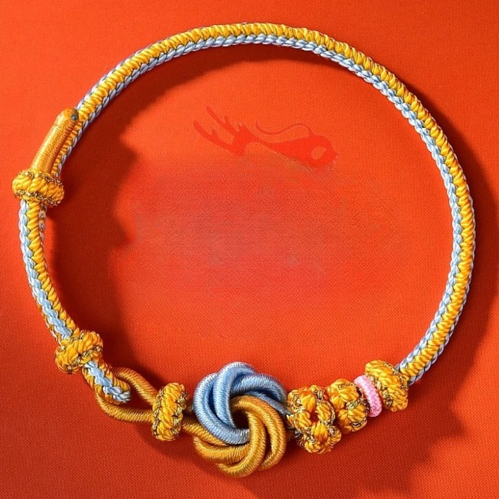 Modische verstellbare Armbänder für Damen, die zwölf chinesischen Sternzeichen, gestrickte Seilkette, männlich, DIY, tragbare Transferperlen