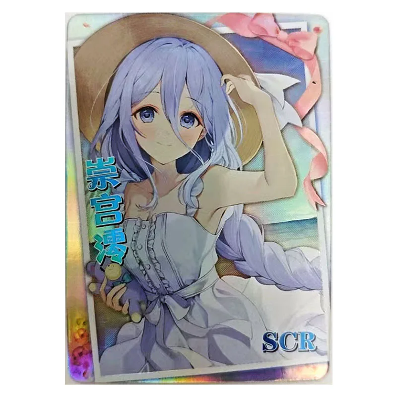 Anime Goddess Story Rare SCR Collectible Cards Luo Tianyi Cirno Sajo Yukimi Mash Kotori Minami Toys for boys Birthday Present