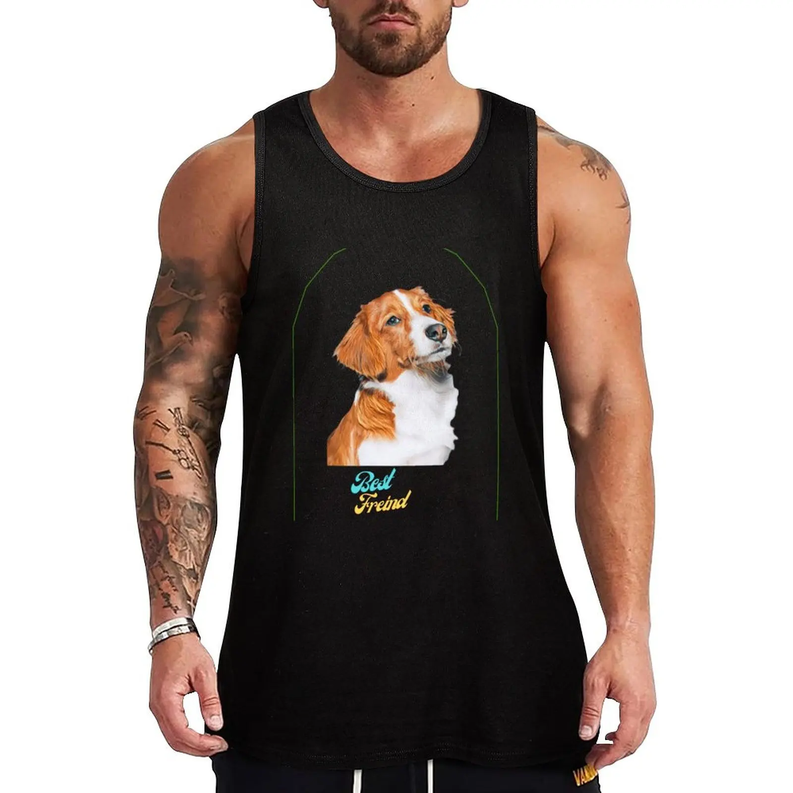 

Kooiker, dog Kooiker T-shirt classique Tank Top gym accessories men Men's gym clothing sleeveless jackets sleeveless man shirts