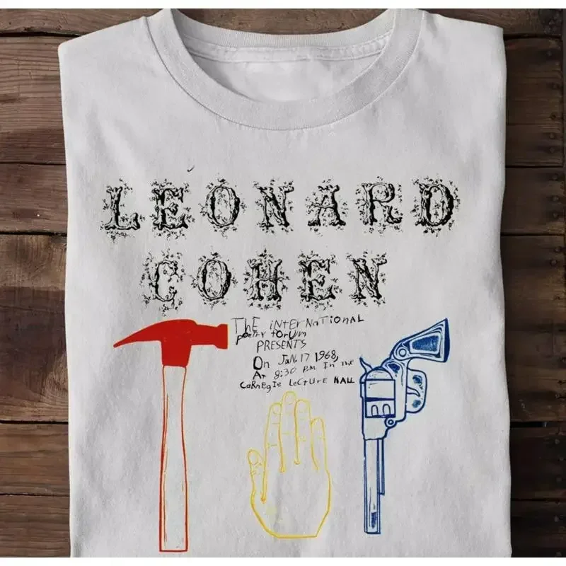 New Leonard Cohen 1986 For Fan All Size S to 5XL T SHIRT