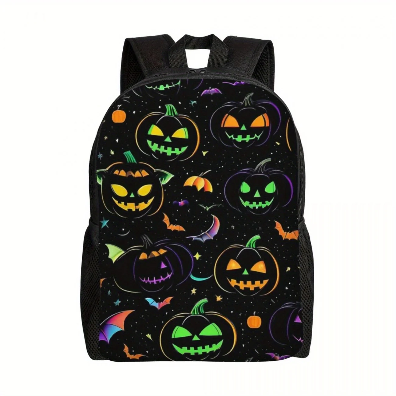 

Рюкзак с принтом тыквы на Хэллоуин, большая вместительная сумка для ноутбука, рюкзак для отдыха, легкая сумка для книг для мужчин и женщин