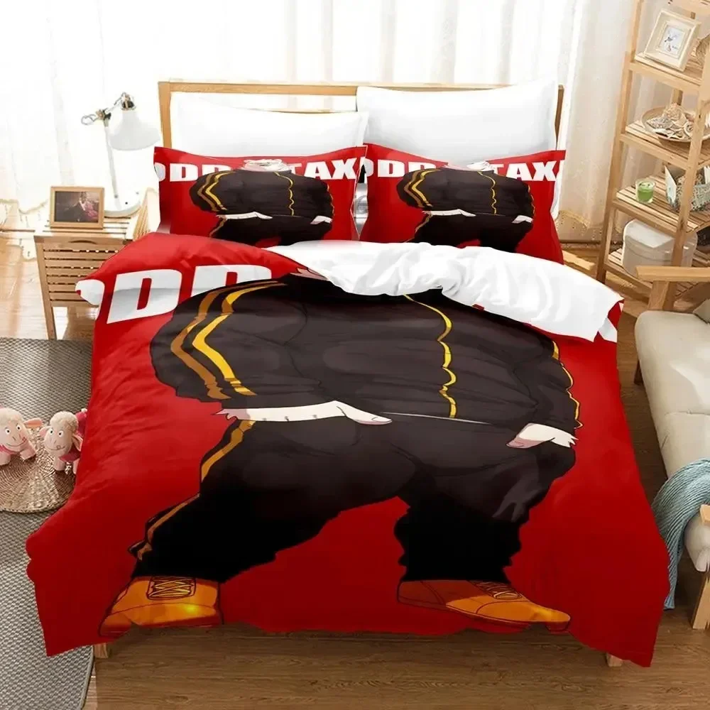 Anime Odd Taxi Supplies Set Duvet Cover Set Bedding Sets For Adults Bed With Pillowcases No Filling Luxury Birthday Gifts