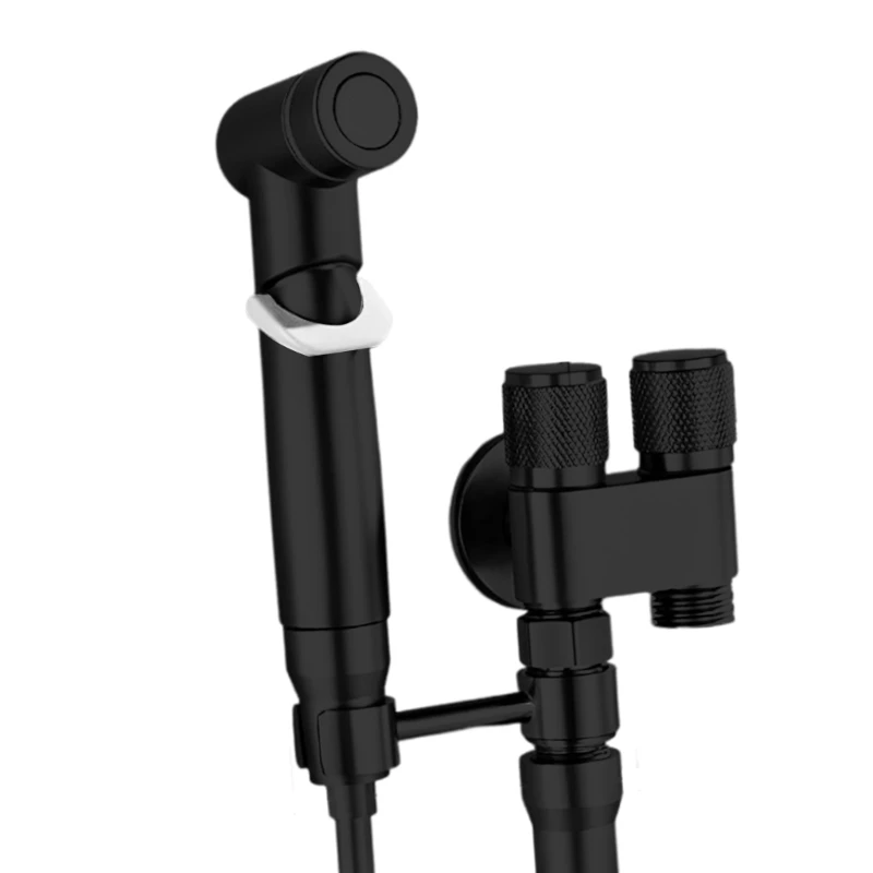 Handheld Bidet Sprayer with Double Outlet Valves Bidet Attachment Toilet Bidet Faucet Sprayer Shower Easy to Installatio