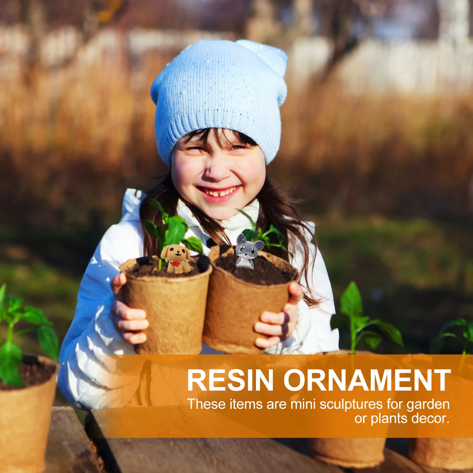 

14pcs Puppy Figurines Dog Desktop Decors Garden Decor Micro Landscape Animal Figurines For Terrarium Plant Pot Shadow Box Cake