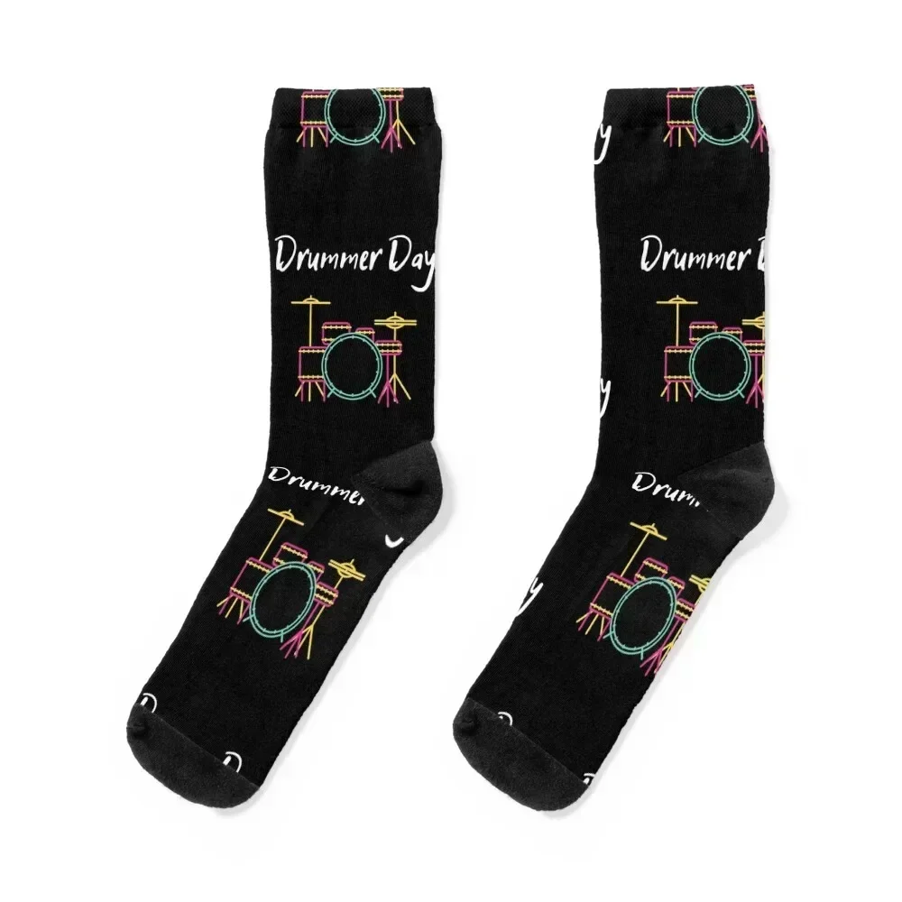 

Drummer Day Socks retro cotton funny gifts Novelties Socks Man Women's