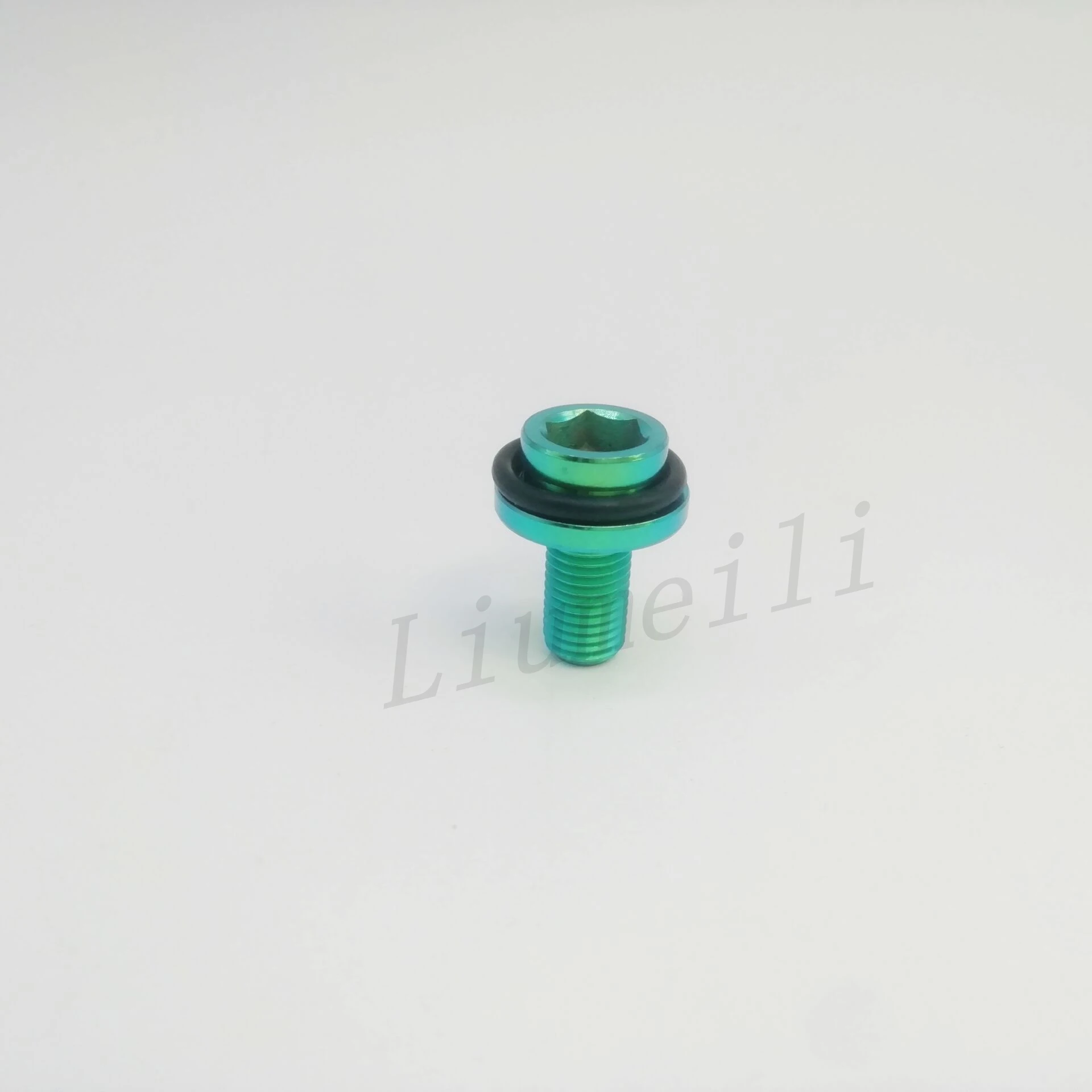 Liumeili Titan-Kurbelbolzen, Rennrad, Radfahren, Ti-Schraubenausdreher, M8 x 15 mm, Rastermaß 1,0 mm – Detail 4