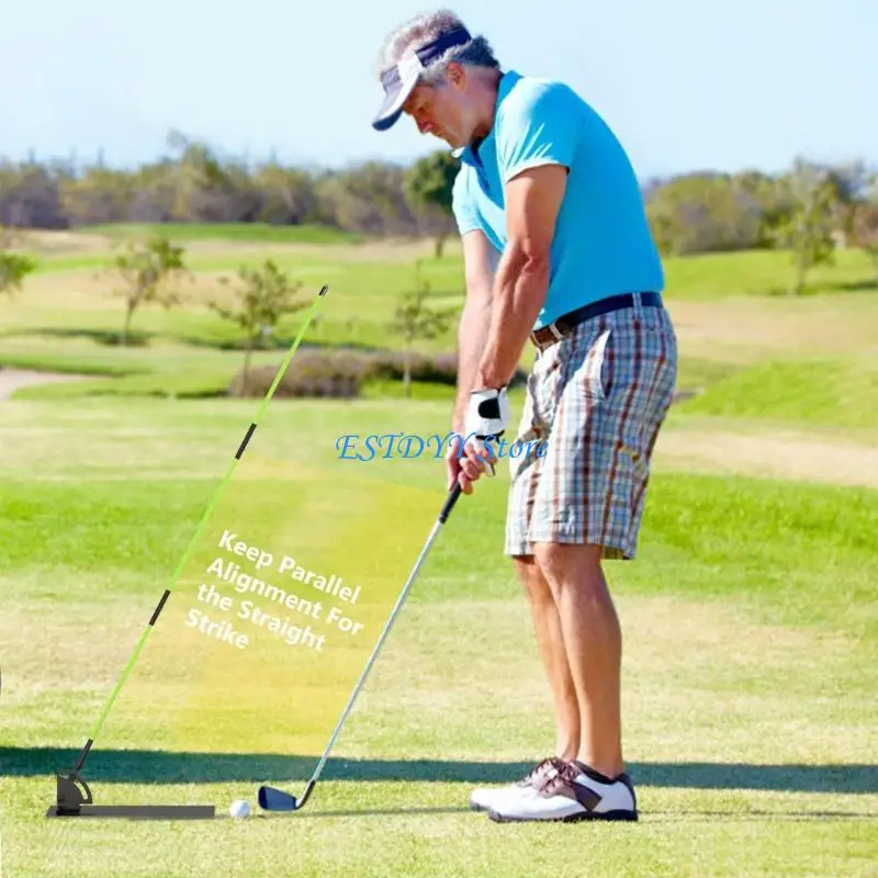 G6DE Professional Golf Alignment Trainer Aid For Correction And Swing Practice
