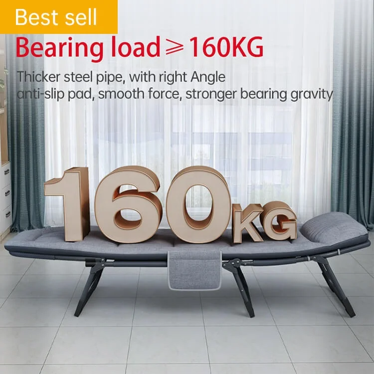 Wholesale  Factory Direct Price Portable Single Metal Folding Bed for Hotel Home Camping