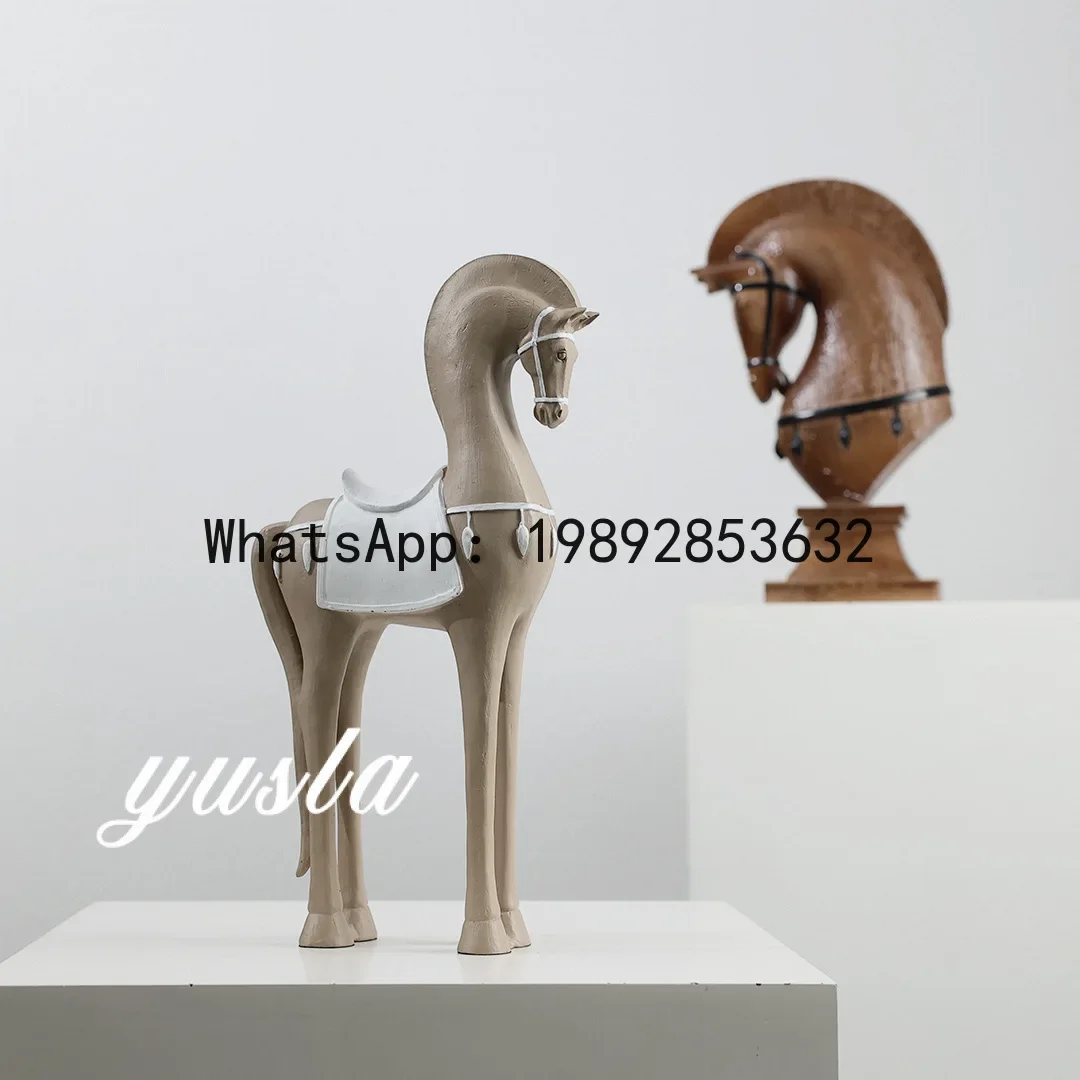 

Китайский новогодний декор a21 в виде лошади - украшение для гостиной, тумбы под телевизор, кабинета, офиса, домашний декор, мягкий декор для интерьера.