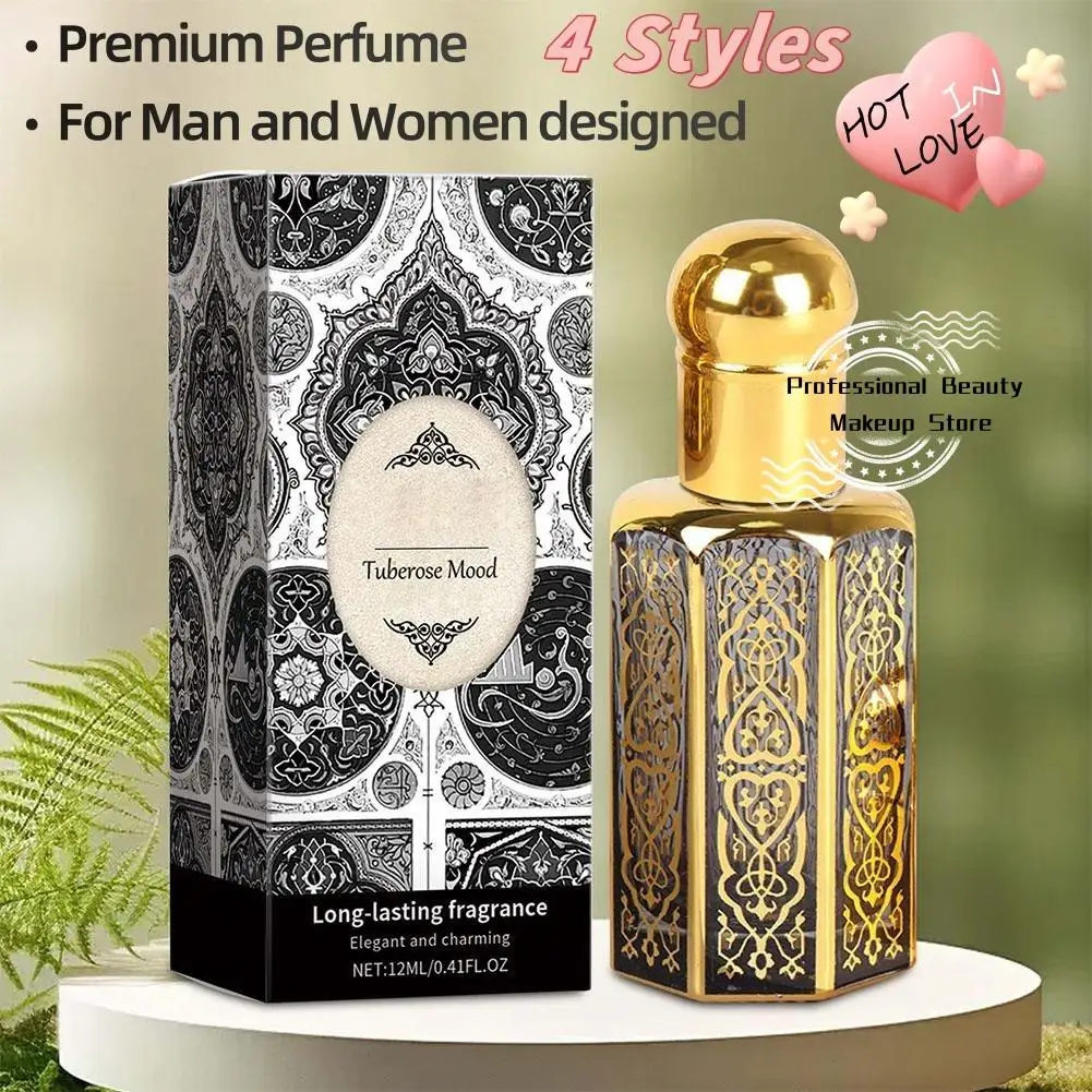 4-stijl Arabische parfums Charmant parfum Heren Langdurig Persoonlijk parfum Oliegeur Dames Stijlvol parfum voor dames