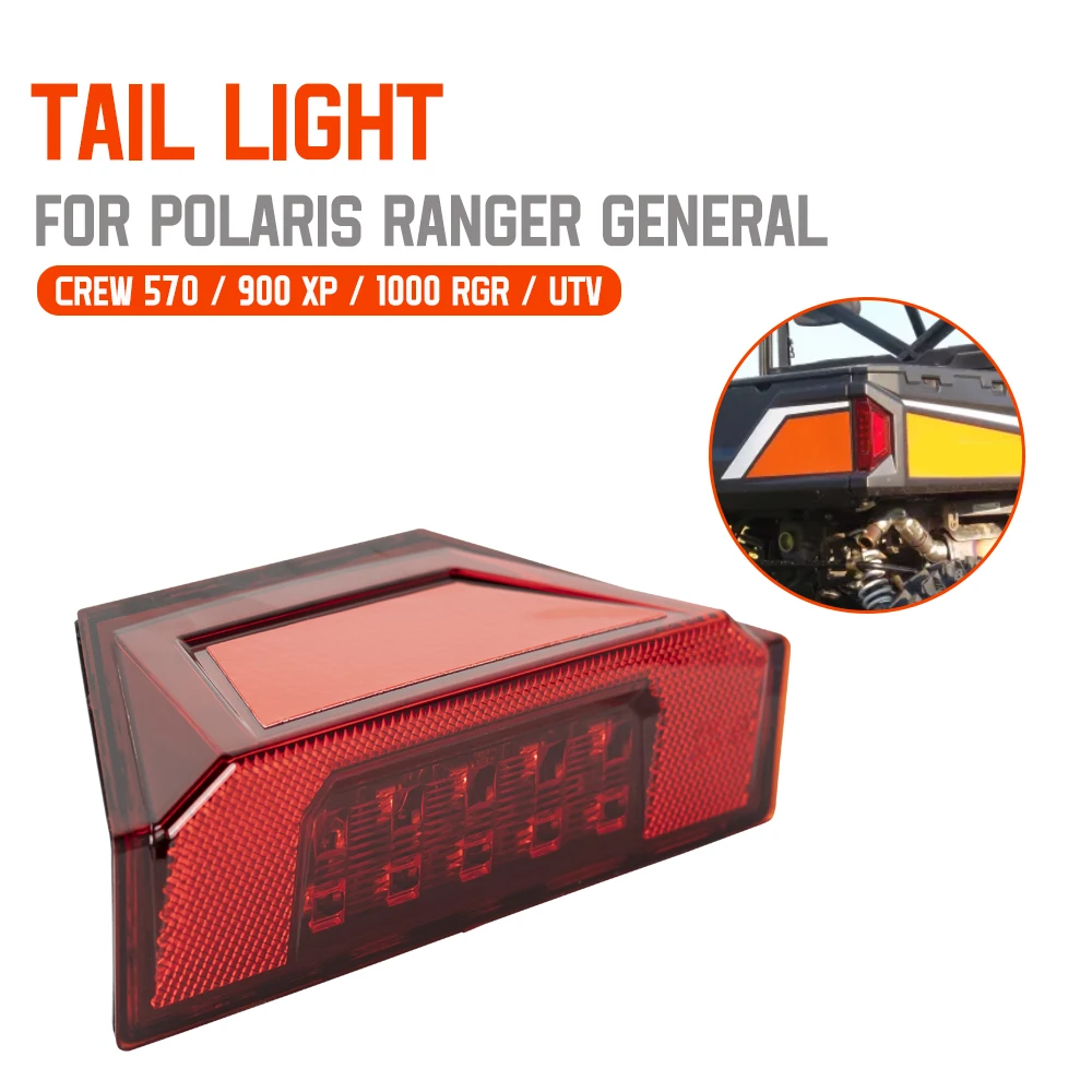 For Polaris Ranger General CREW 570 900 XP 1000 RGR UTV Taillight Assembly 2412774 Rear Brake Stop Lamp Red Left & Right