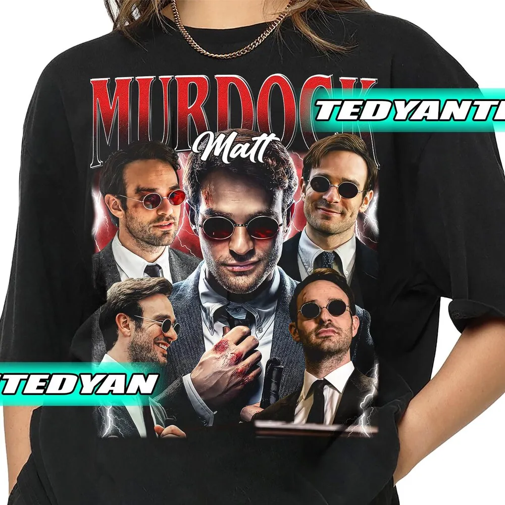 Vintage Matt Murdock Daredevil T-Shirt Gift For Women and Man Unisex