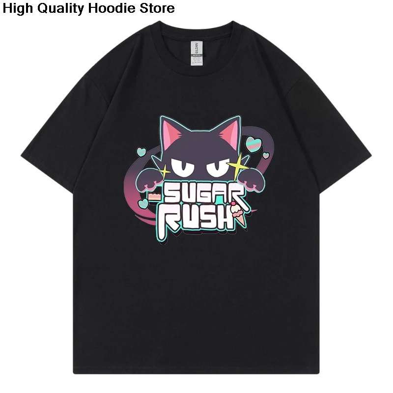 Anime Blue Archive Printing T-shirts Short Sleeve Men/Women Cotton Tee-shirt Streetwear Hip Hop Graphic Tshirts Fashion Print