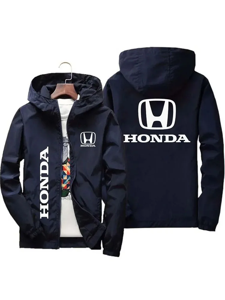 AliExpress 2025 Honda logo racing team autumn jacket men's and women's windproof sportswear outdoor fashion cycling clothing M-7XL