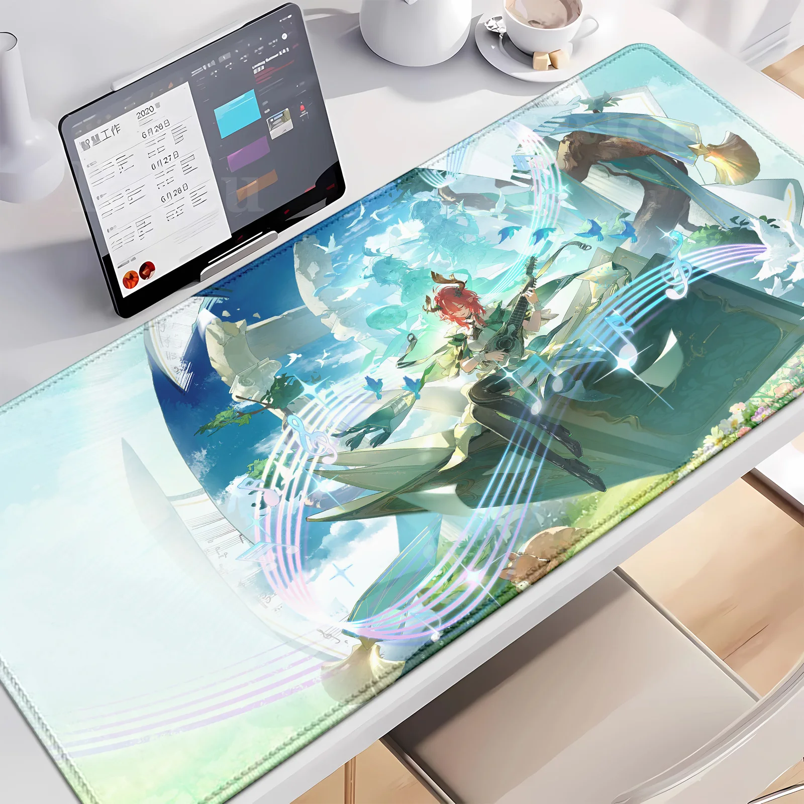 

HD Wuthering Waves CIACCONA Mouse Pad PC Parts XXL E-Sports Rug Keyboard Mouse stitch Mouse pad Desk Mats Gaming Accessories