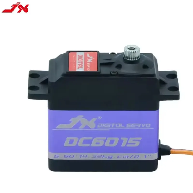 JX Servo DC6015 4.8-6.6V 15KG Metal Gear 0.10 Sec Grande Coppia Servo Digitale Per RC Auto Robot Aereo accessori per aerei