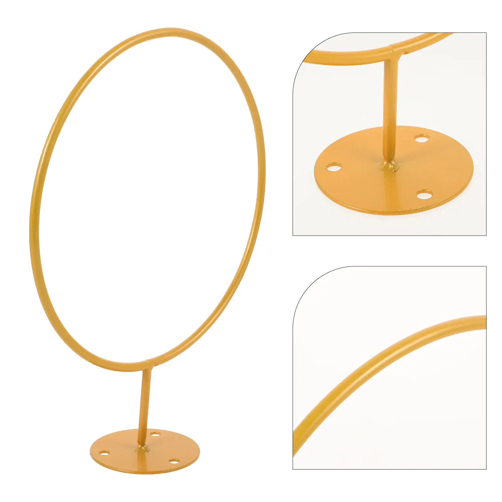 

4Pcs Wall Mounted Ball Rack for Wall Basketball Holder Display Stand Heavy Duty Iron Sports Balls Organizer for Office Gym