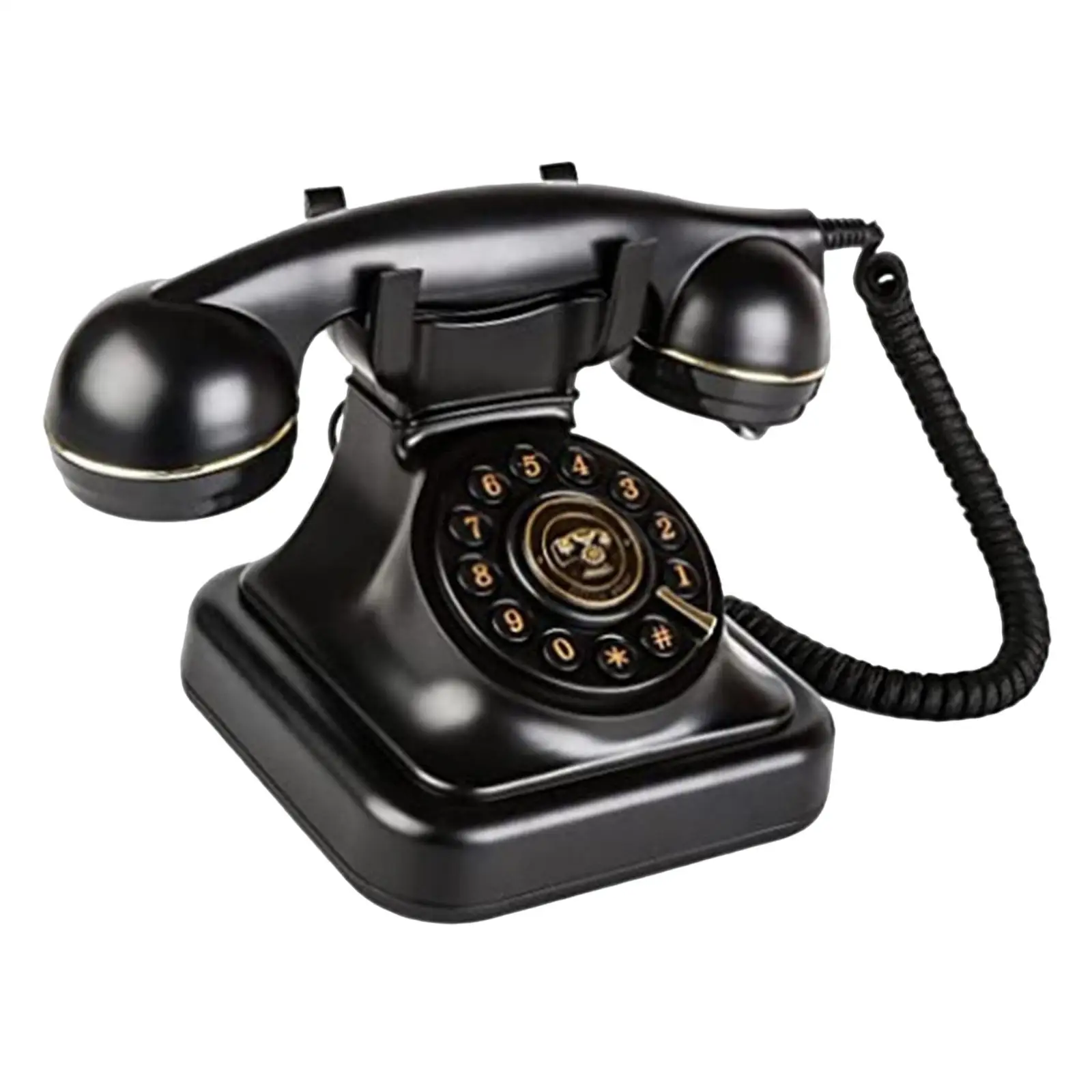 Retro Style Telephone Old Fashioned Landline Phones for Home Desk Decoration