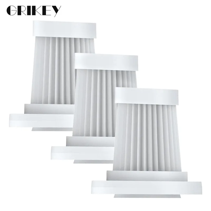 3pcs GRIKEY Car Vacuum Cleaner filter For Vacuum Cleaner Hepa Filter for Vacuum Cleaners Spare Filter