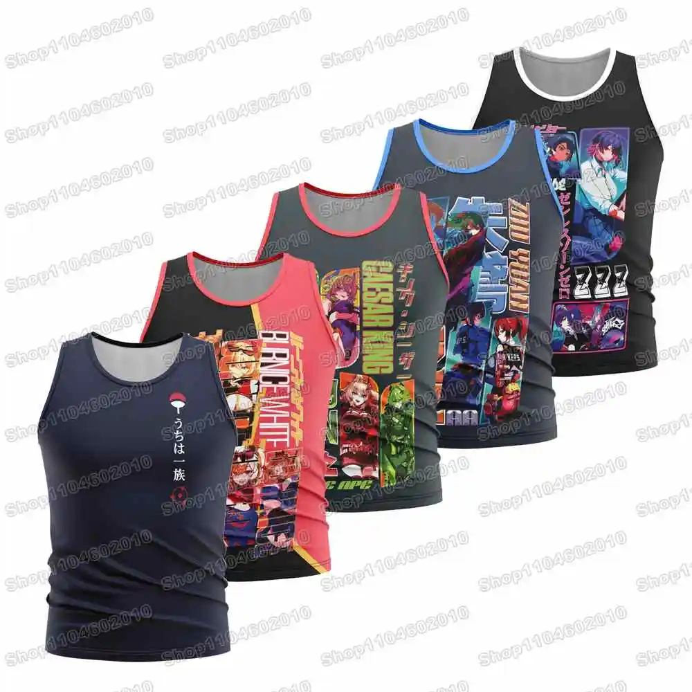 

15th Tank Top Anime Summer Rash Guards Surfing Jersey Beach Shirts Swimwear Diving Gym Shorts MMA BJJ Men Jiu Jitsu Fitness Sets