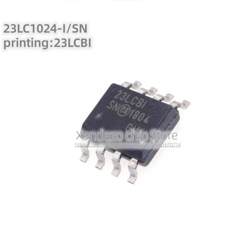 5pcs/lot 23LC1024-I/SN 23LC1024 Silk screen printing 23LCBI SOP-8 package Original genuine