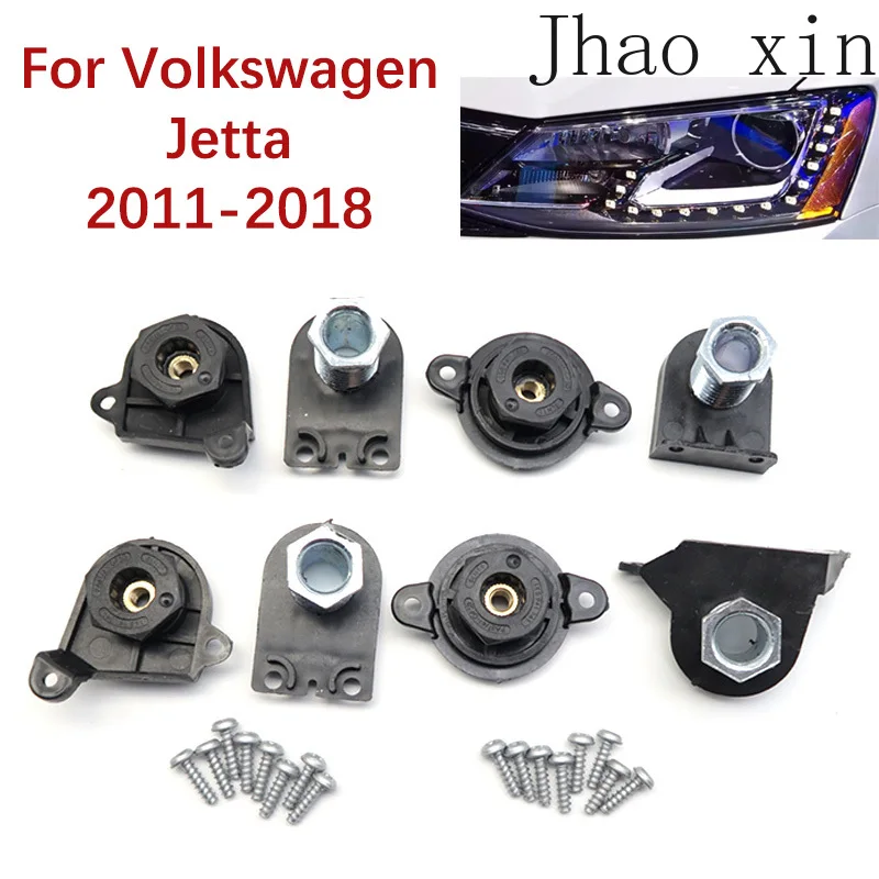 

Комплект для ремонта фар автомобиля, подходит для Volkswagen Jetta 2011-2018, с винтами, черными крепежными кронштейнами и защелками 5C7998225 5C7998226