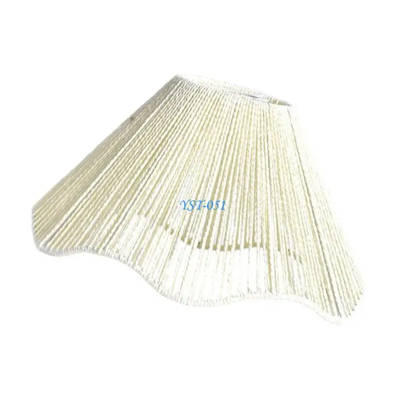 E15A Simple Weave Lamp Shade Wall Hanging Light Cover Ceiling Light Shade Elegant Decorative Lighting Accessories Enduring