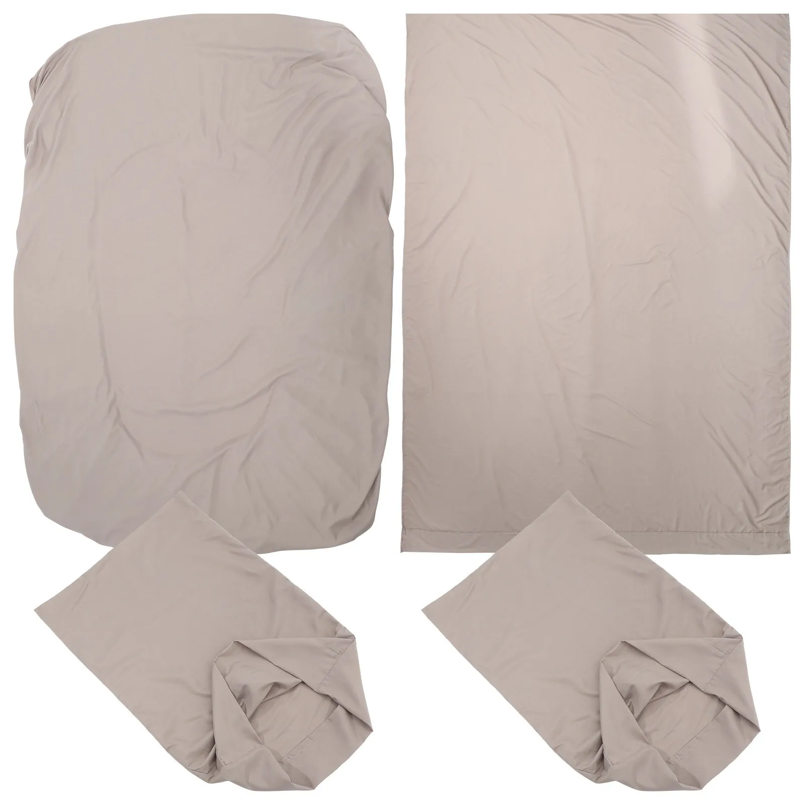 

1 set 1 Set Ultra-Soft Microfiber Bed Sheets Set 4 Piece Comfortable Bedding Fitted Sheets Pillow Covers For Hotel Travel Home