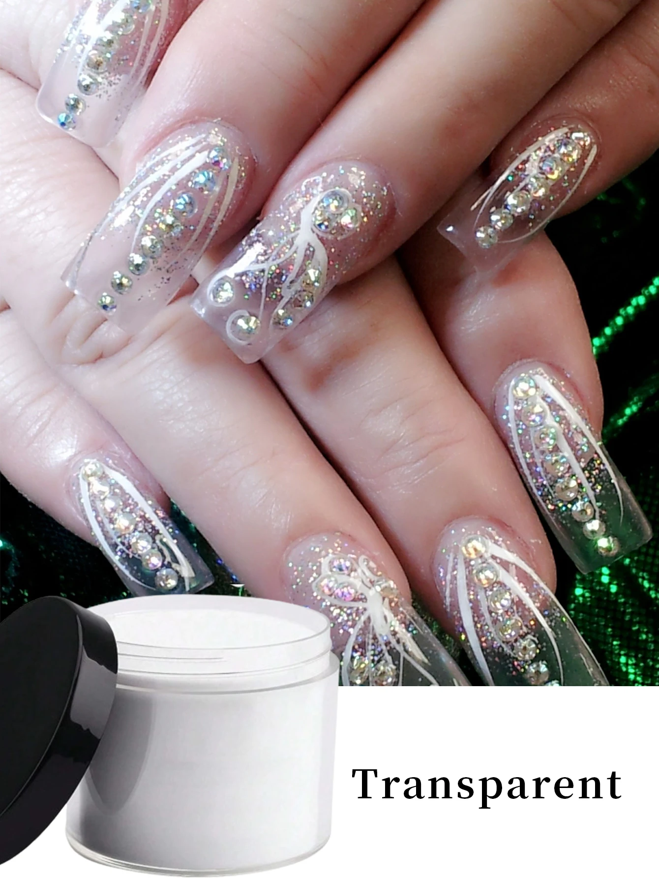 ネイルアート用アクリルネイルパウダー,120g,DIY,DIY,DIY,ライトアップ,クリスタル,ライトアップ
