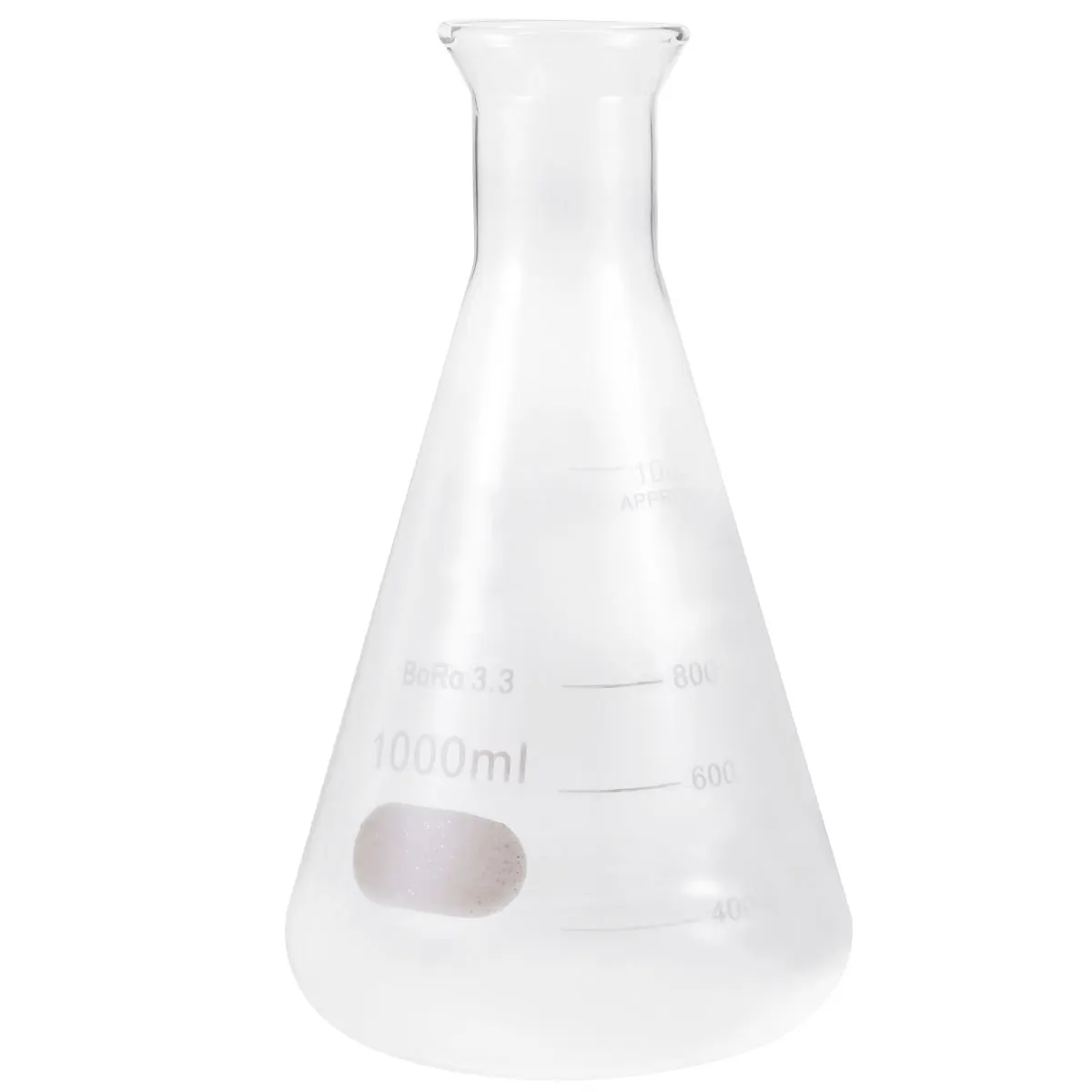 

1Pcs Conical Flask for Chemistry Lab Glassware Wide Mouth 1000ml Eco-Friendly Material Durable Odorless Accurate Measurement