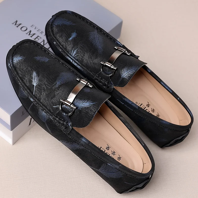 Yrzl Heren Loafers 2024 Mode Casual Leren Schoenen Van Hoge Kwaliteit Lente Heren Klassieke Mocassins Comfortabel Buiten Rijden Flats