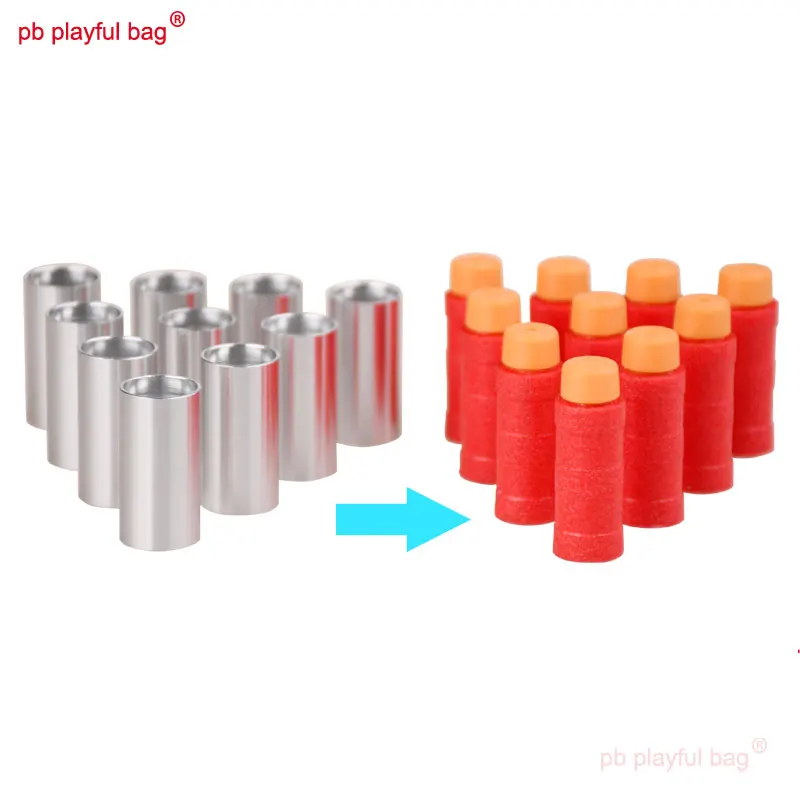 PB Playful Bag outdoor sport Upgrade toy Sponge foam soft bullet Three ring die DIY making tool cs game  accessories IG78