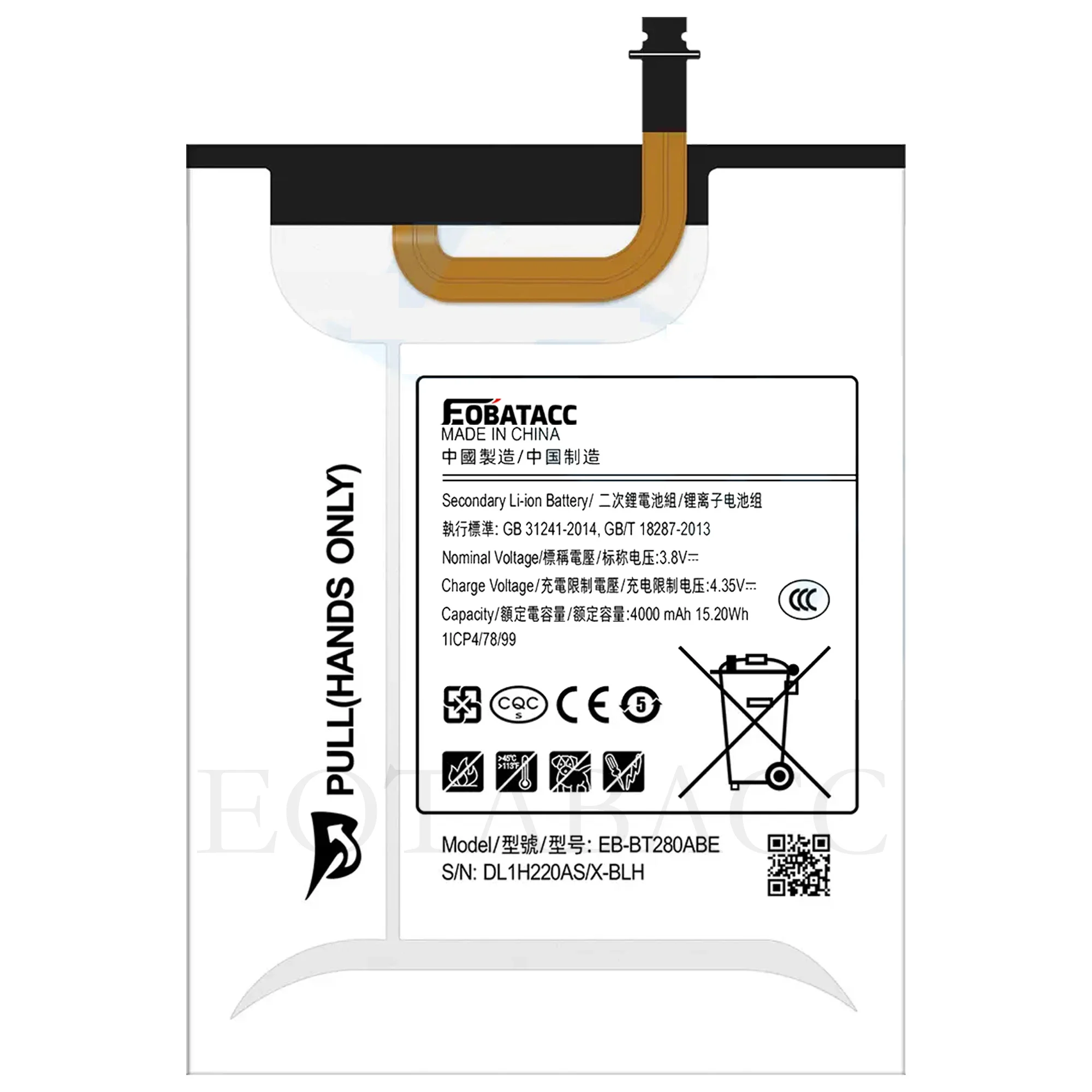 

100% New Original Battery EB-BT280ABE For Samsung T280/ Galaxy Tab A 7.0 /T285/ Battery + Free Tools