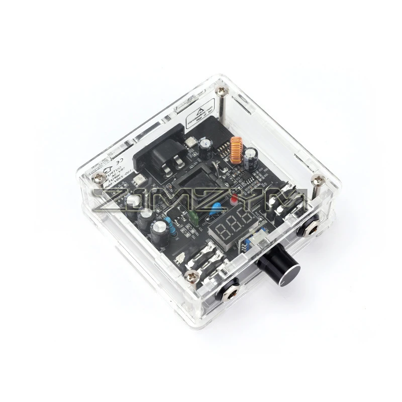 Transparent Tattoo Machine Power Supply 3A Foot Free Tattoo Power Transformer LED Display Screen Prick Tattoo