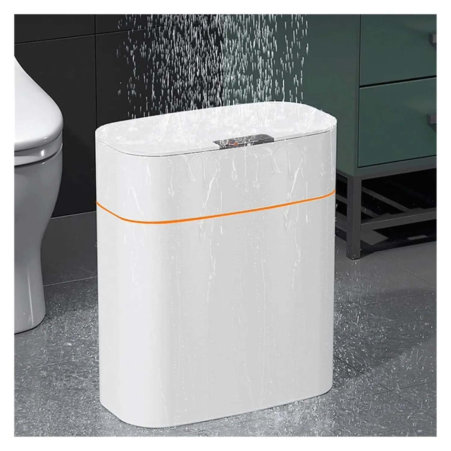 

Intelligent Trash Can Smart Sensor Waterproof Dustbin Household Induction Garbage Bin House, Custom