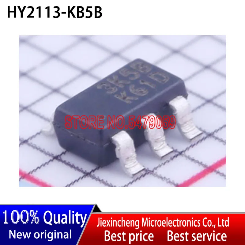 50PCS HY2113-KB5B marking:3K5B SOT23-6 HY2113 New original