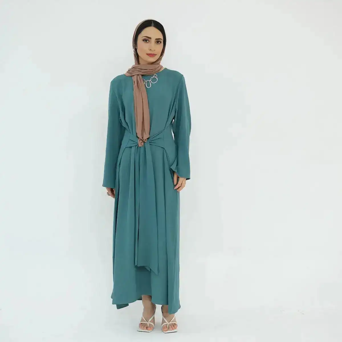 

Немнущийся галстук спереди Abaya мусульманский хиджаб платье Простые Abayas для женщин Дубай Роскошные турецкие платья мусульманская одежда Рамадан ИД