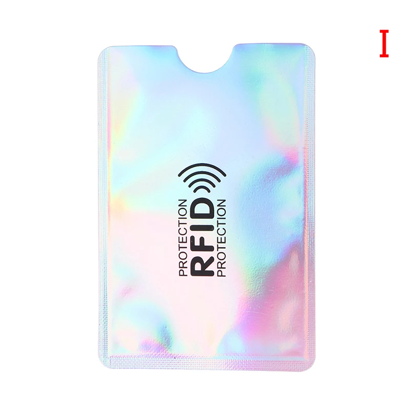 10Pcs/set RFID Blocking Card Protector Debit Credit Contactless NFC Security Card Protect Case Anti Scanning Card Bag ID Holder
