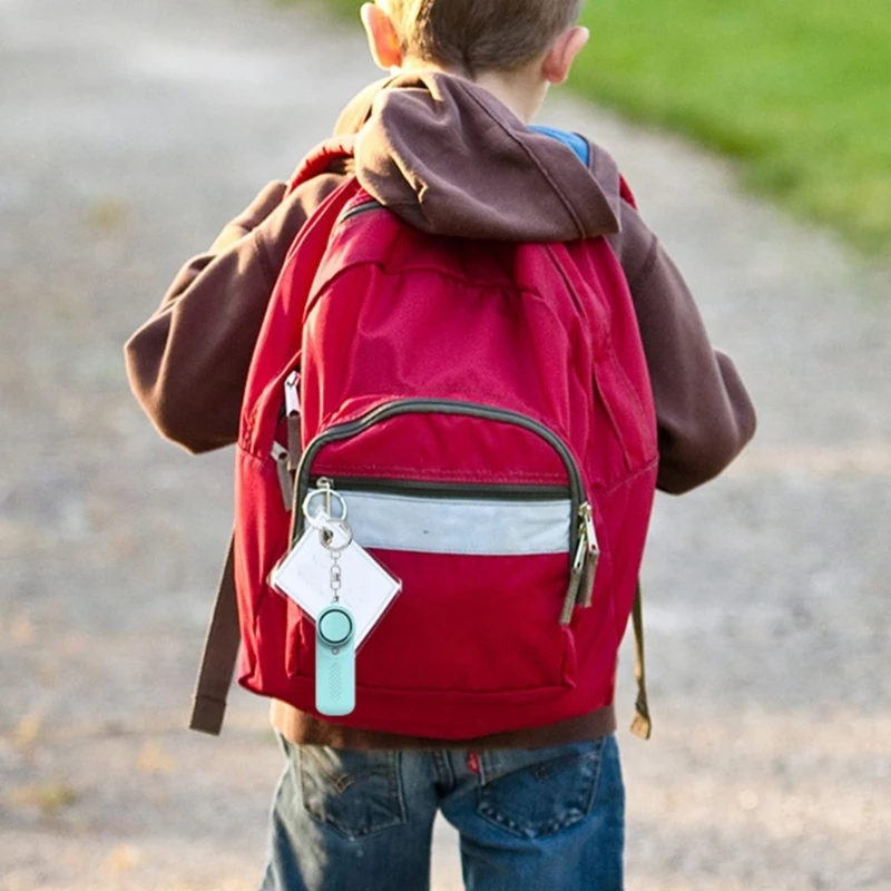 

Loud 130dB Security Alarm with LED Light Small Person Safe Device Keychains Alarm for Children Adults Senior best sale