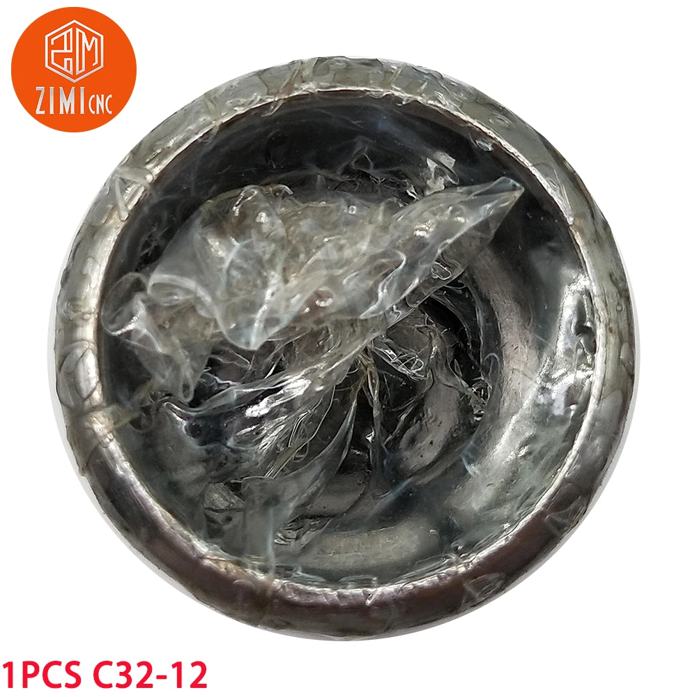 1PCS 스트레이트 생크 콜레트 C32-12 CNC 라우터 도구 어댑터 탄소강 선반용 금속 선반 CNC 도구 가공 밀링 커터