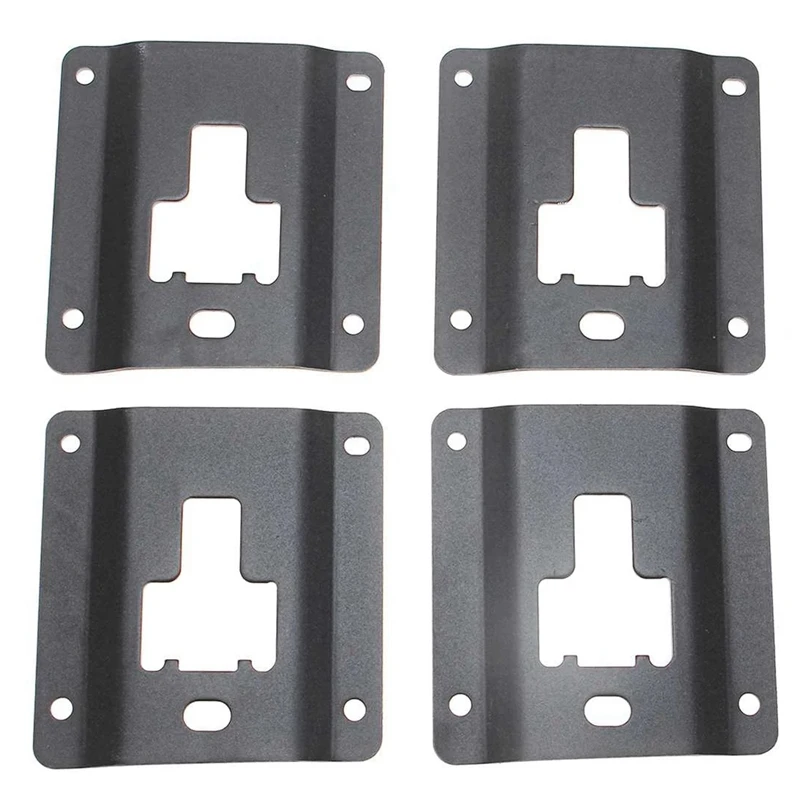 

4Pcs Truck Bed Tie Down Panel Bracket Plate Rear Cargo Load Hook Reinforcement Panel For Ford F150 F250 F350 Raptor