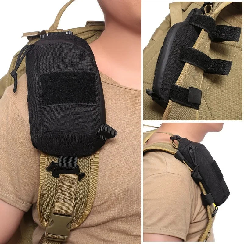 Mochila MOLLE hombro EDC para herramientas teléfono senderismo camping - imagen 5