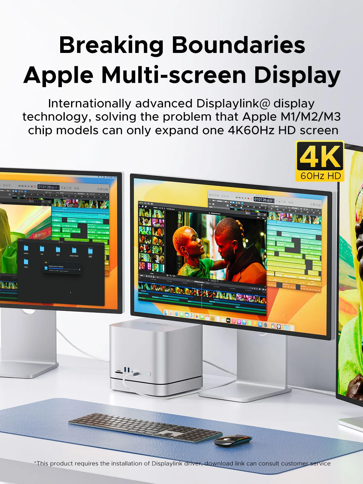 Imagem -06 - Orico-usb c Hub Enclosure para Mac Mini Docking Station 3.5sata 44tb Nvme Ssd M.2 Dp4k @ 60hz sd Tf3.0