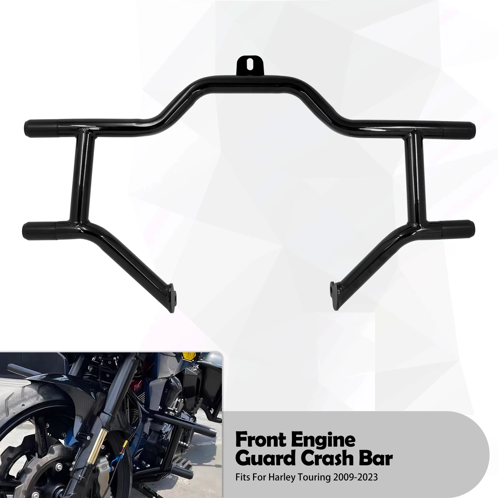 

Motorcycle Front Crash Bar Highway Engine Guard Protection For Harley Touring Road King Electra Street Glide Road Glide 09-2024